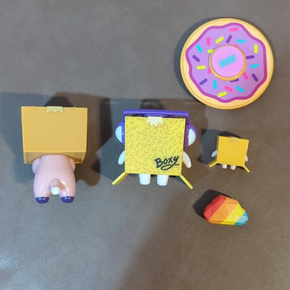 Lankybox Lot Of Mystery Figures Mini Figures Rare Rainbow Rocky Foxy Boxy DJboxy